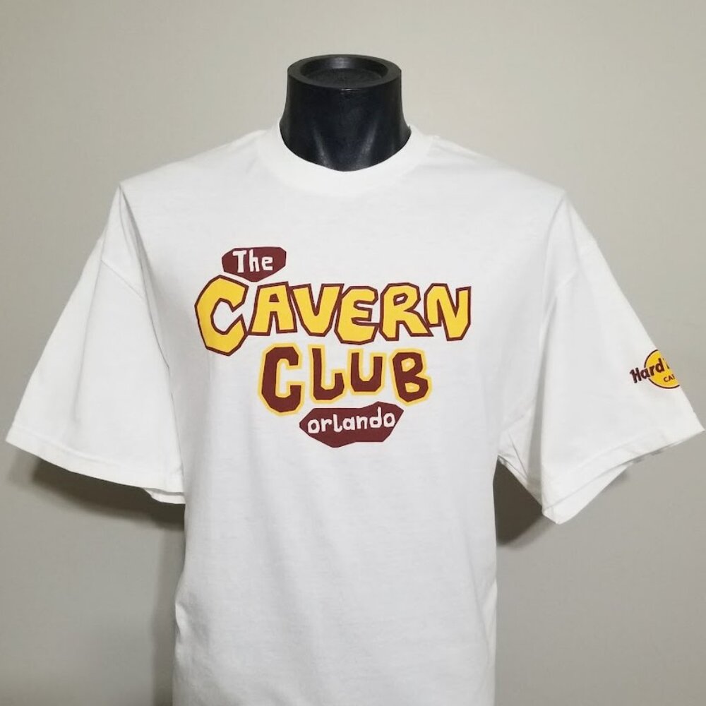 Hard Rock Cafe Orlando The Cavern Club Graphic T-Shirt XL NEW